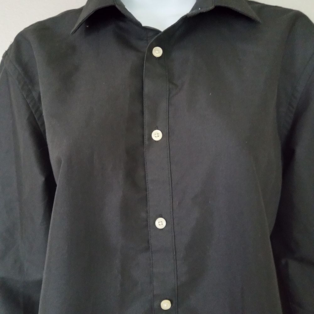 Black Label by Ruffini Slim Fit Dress Shirt – Men’s Size S (14–14.5, 32/33)